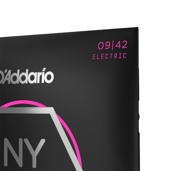 D'Addario NYXL0942 Nickel Wound Electric Guitar Strings, Super Light Gauge 09-42