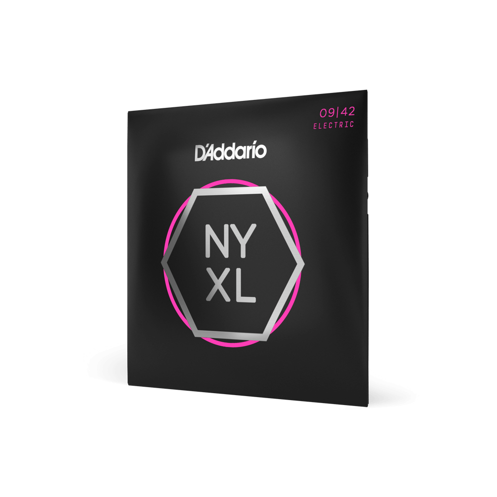 D'Addario NYXL0942 Nickel Wound Electric Guitar Strings, Super Light Gauge 09-42