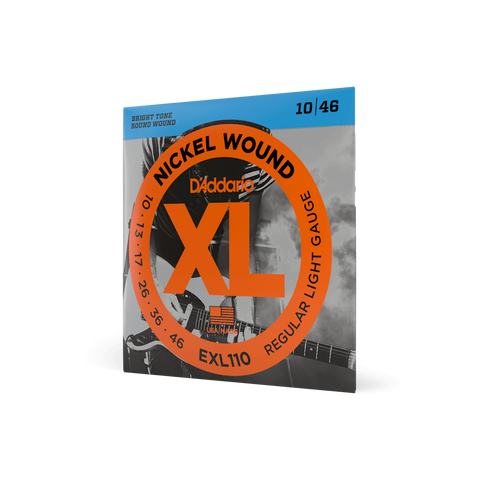 D'Addario EXL110 Nickel Wound Regular Light Electric Guitar Strings, .010 - .046