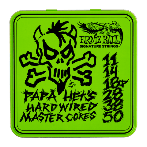 PAPA HET'S HARDWIRED MASTER CORE SIGNATURE ELECTRIC GUITAR STRINGS 3-PACK 3821