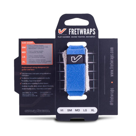 Fretwraps 1 Pack Medium Blue FW-1PK-BLU-MD