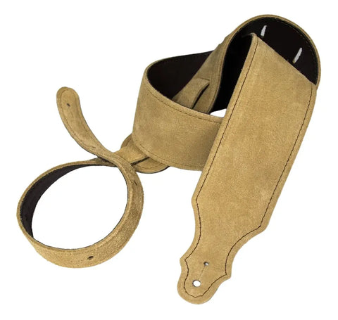 Franklin 2.5" Purist Suede Guitar Strap Honey