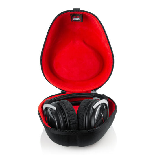 Gator G-HEADPHONE-CASE Molded Case For Folding & Non-Folding Headphones – Black Color