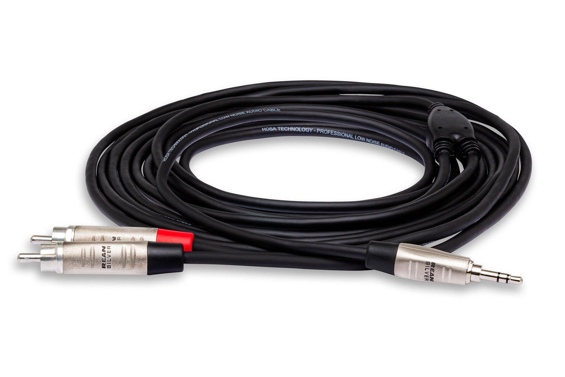 Hosa Pro Stereo Breakout REAN 3.5 mm TRS to Dual RCA HMR-006Y 6'