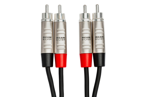 Hosa Pro Stereo Interconnect Dual REAN RCA to Same 5' HRR-005X2