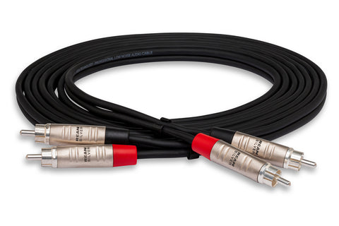 Hosa Pro Stereo Interconnect Dual REAN RCA to Same 5' HRR-005X2