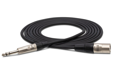 Hosa Pro Balanced Interconnect REAN 1/4 in TRS to XLR3M HSX-005