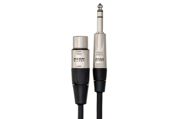 Hosa Pro Balanced Interconnect REAN XLR3F to 1/4 in TRS 5' HXS-005