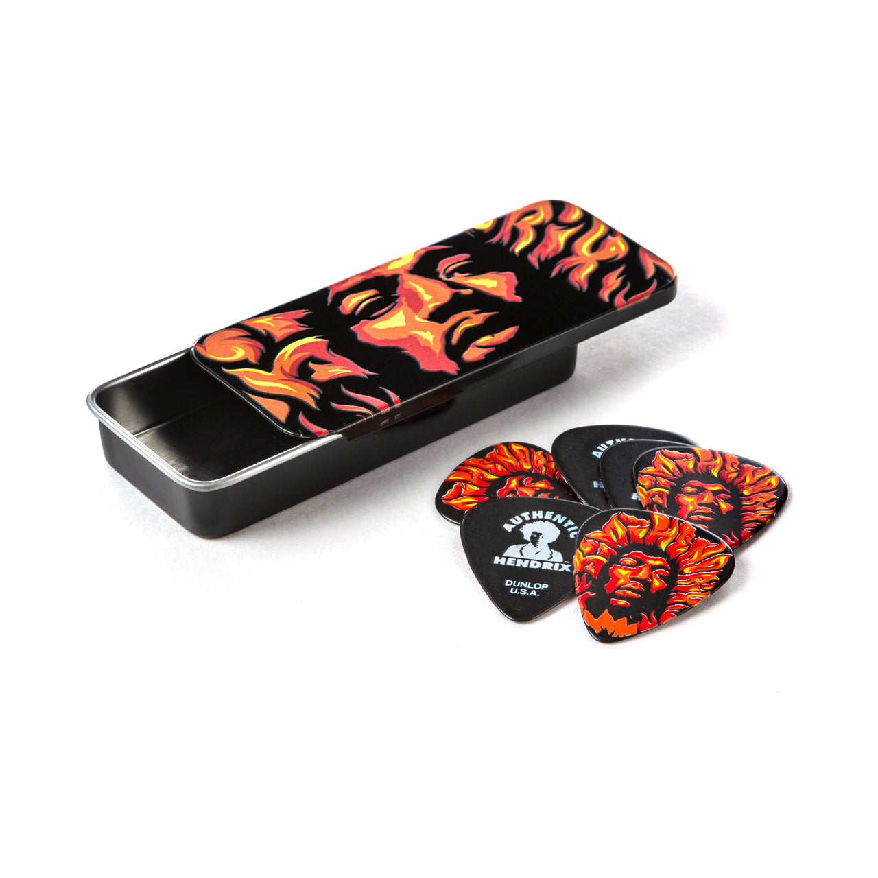 Dunlop JIMI HENDRIX VOODOO FIRE PICK TIN JH-PT14H