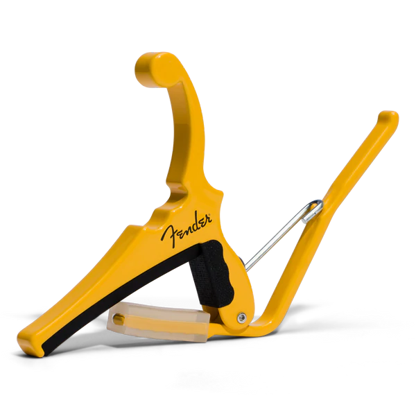 Fender® x Kyser® Quick-Change® Electric Guitar Capo, Butterscotch Blonde KGEFBBA