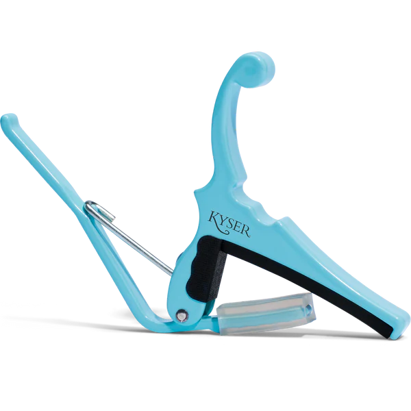 Fender® x Kyser® Quick-Change® Electric Guitar Capo, Daphne Blue KGEFDBA