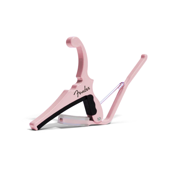 Fender® x Kyser® Quick-Change® Electric Guitar Capo, Shell Pink KGEFSPA