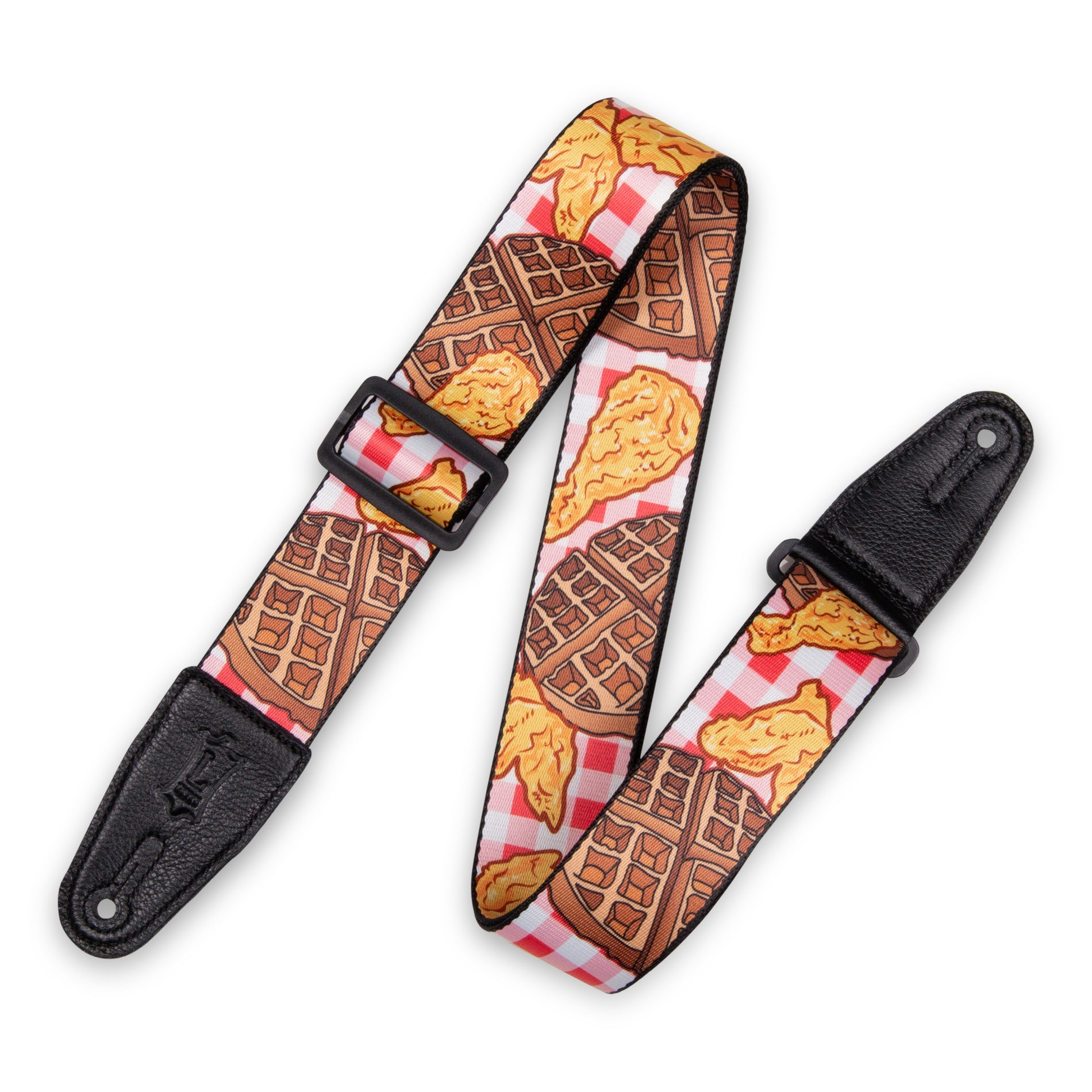 Levy's MPD2-118 Polyester Guitar Strap Chicken and Waffles