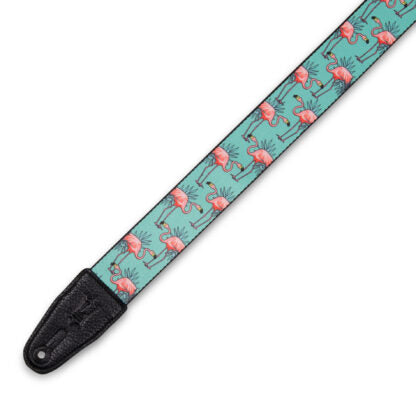 Levy's MPD2-121 Polyester Guitar Strap Flamingos