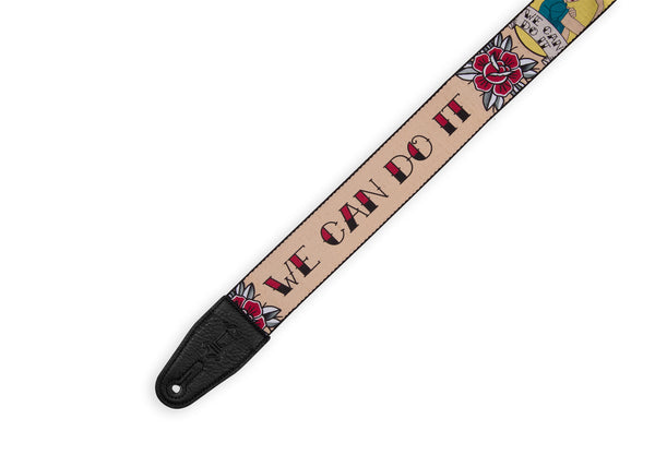 Levy's MPD2-125 Polyester Guitar Strap Rosie the Riveter