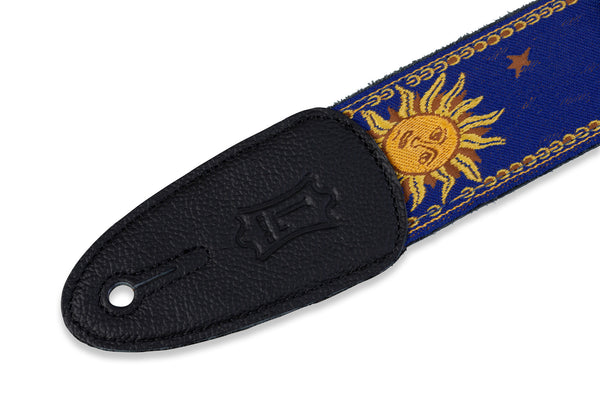 Levy's PRINT SERIES Guitar Strap – MPJG-SUN-BLU