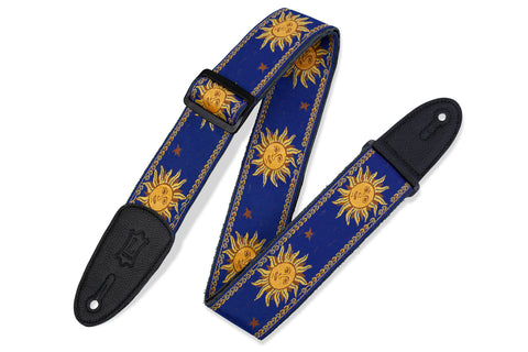 Levy's PRINT SERIES Guitar Strap – MPJG-SUN-BLU