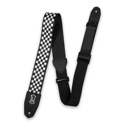 Levy's MPRH-28 Right Height Sublimation Strap w/ Checkered Motif