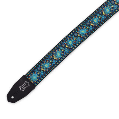 Levy's MRHHT-04 Right Height Strap w/ Woven Blue Black Gold Motif