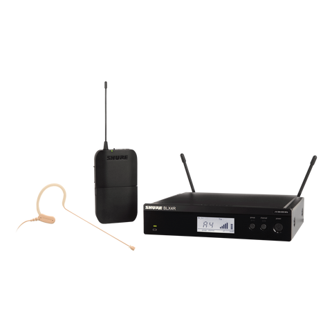 Shure BLX14R/MX53 Wireless Rack-mount Presenter System with MX153 Earset Microphone H-11