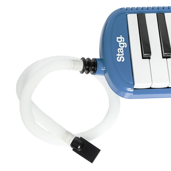 Stagg Blue Plastic Melodica with 37 Keys and Black Bag MELOSTA37 BL