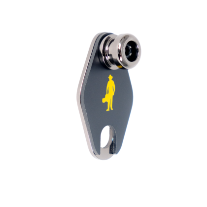 Music Nomad Acousti-Lok Strap Lock Adapter for TAYLOR® Guitars with a 9 Volt EXPRESSION SYSTEM® Battery Box MN272