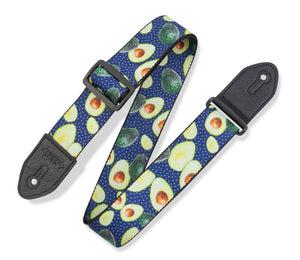 Levy's MP2FS-004 Fruit Salad Avocado Guitar Strap