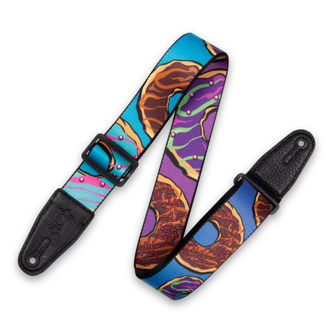 Levy's MPD2-120 Polyester Guitar Strap Donuts