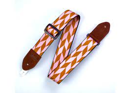 Levy's MPF2-003 Offset Arrow Pink/Gold Print Strap