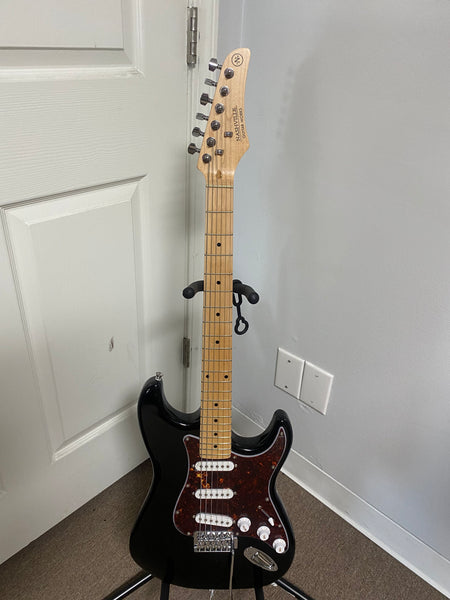 Nashville Guitar Works Double Cutaway Electric Guitar 135BK Black