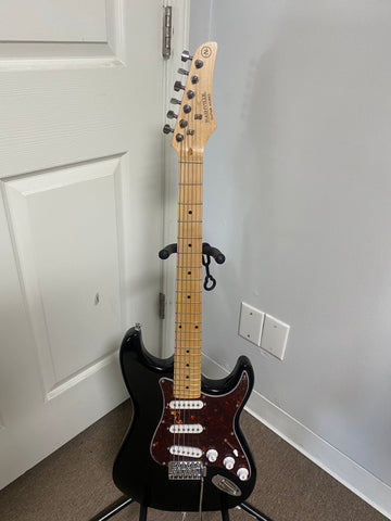Nashville Guitar Works Double Cutaway Electric Guitar 135BK Black