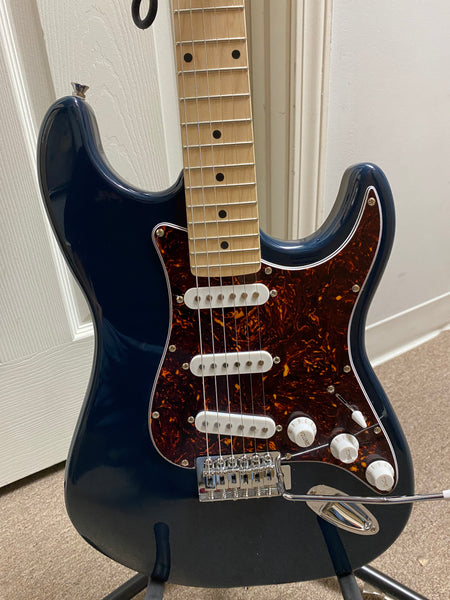 Nashville Guitar Works Double Cut Electric Blue with Maple Fretboard 135BL