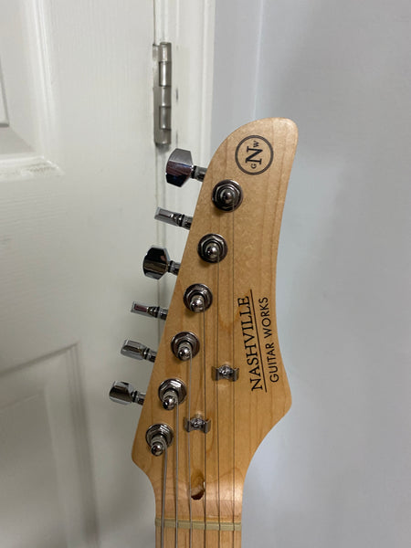 Nashville Guitar Works Double Cutaway Electric Guitar 135BK Black