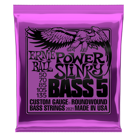 Ernie Ball 2821 Power Slinky 5-String Electric Bass Strings