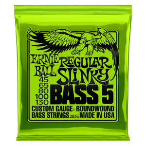 Ernie Ball 2836 Regular Slinky 5-String Nickel Wound Electric Bass Strings