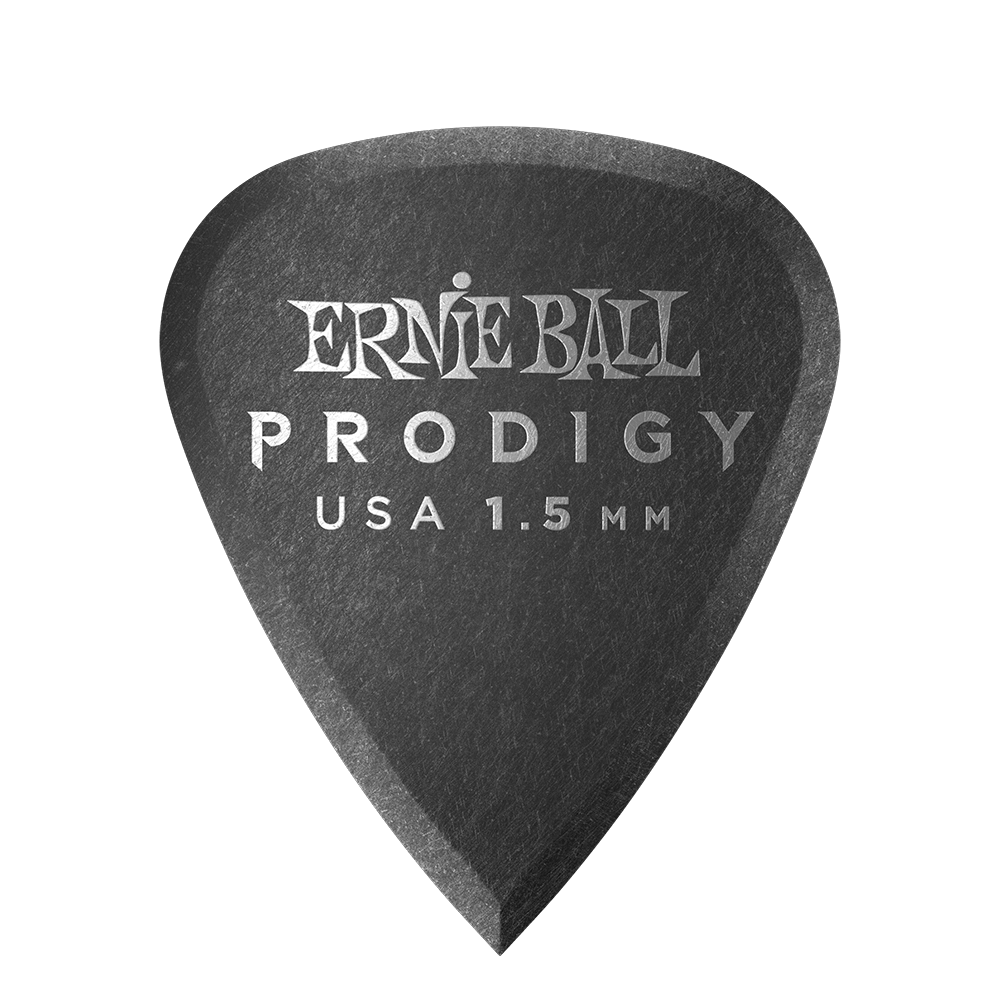 Ernie Ball 9199 1.5MM BLACK STANDARD PRODIGY PICKS 6-PACK