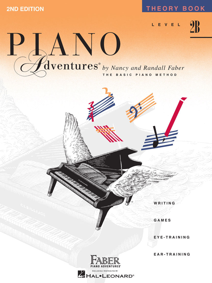 Piano Adventures LEVEL 2B – THEORY BOOK – 2ND EDITION
