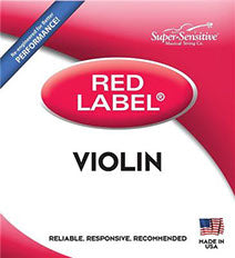 Super Sensitive Red Label 2107 4/4 Violin String Set
