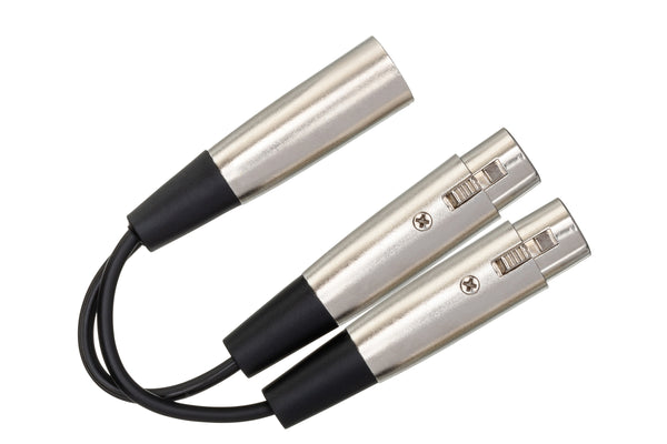 Hosa Y Cable Dual XLR3F to XLR3M YXF-119