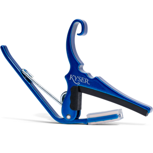 Kyser KG6U Quick Change 6-String Acoustic Guitar Capo Blue