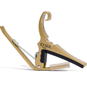 Kyser KG6G Quick Change 6-String Acoustic Guitar Capo Gold 