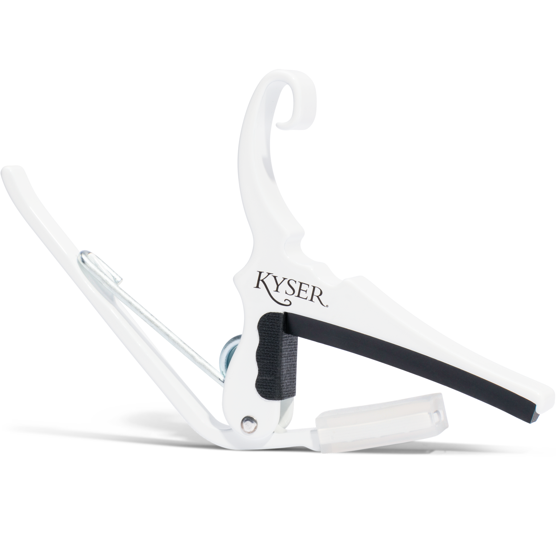 Kyser KG6W Quick Change 6-String Acoustic Guitar Capo White 