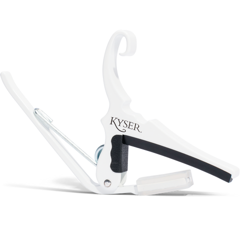 Kyser KG6W Quick Change 6-String Acoustic Guitar Capo White 