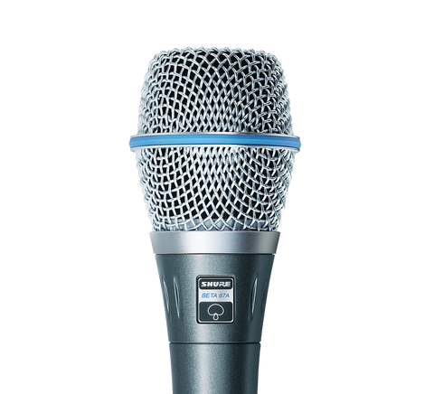Shure Beta 87A Handheld Supercardioid Condenser Microphone