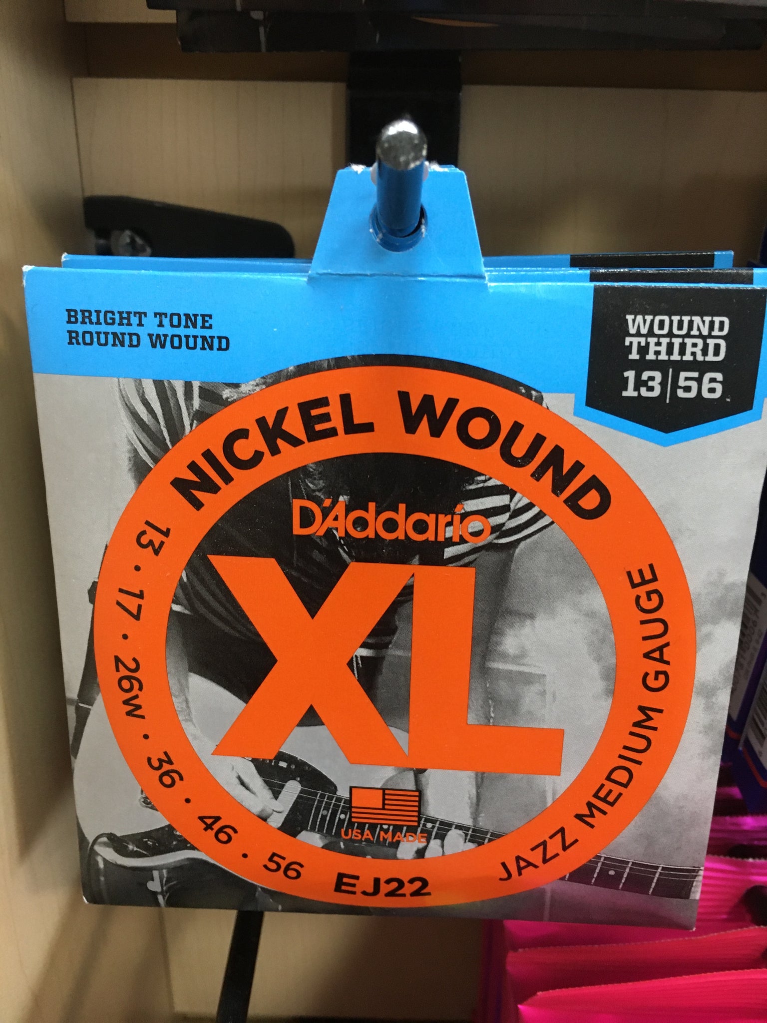 D'Addario EJ22 Nickel Jazz Medium Electric Guitar Strings