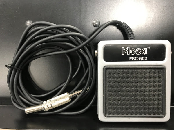 Hosa FSC-502 Momentary Open 1/4" TS Non-Latching Footswitch