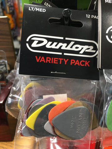 Dunlop PVP101 Light/Medium Variety 12 Pick Pack