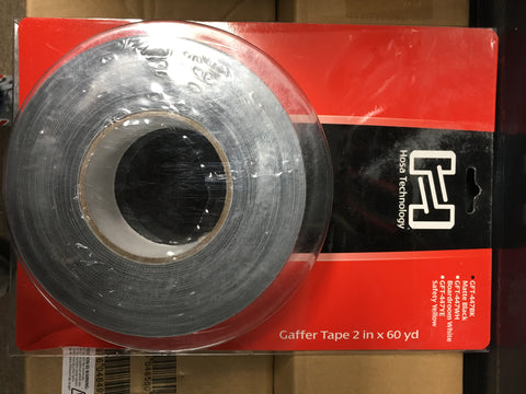 Hosa GFT-447BK Matte Black Gaffer Tape 2"x60yd