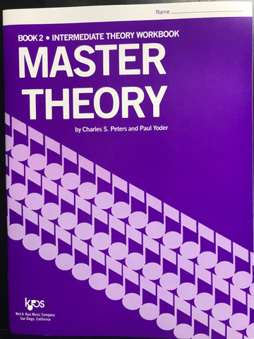 KJOS Master Theory Book 2 Intermediate Theory Workbook
