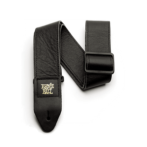 Ernie Ball PO4134 2" TRI-GLIDE ITALIAN LEATHER STRAP Black